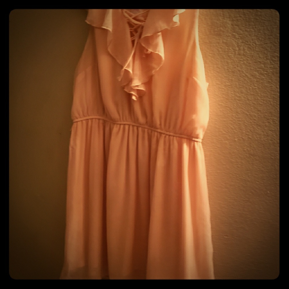 Peach dress
